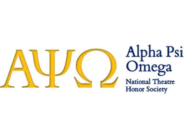 Alpha Psi Omega National Theatre Honor Society logo 