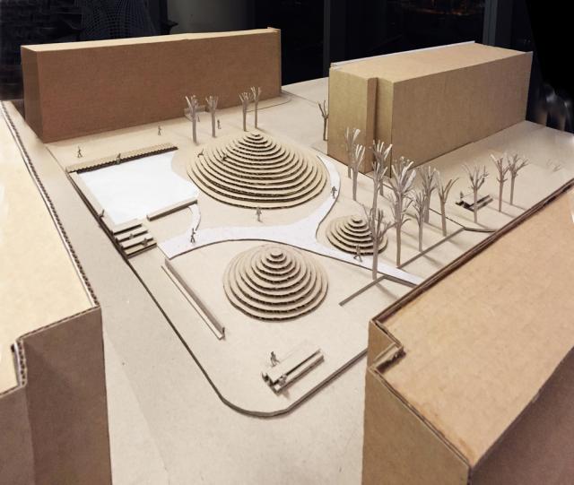 爱游戏体育 Student Residence Quad Landscape Design photo 2 by Michael Graves College