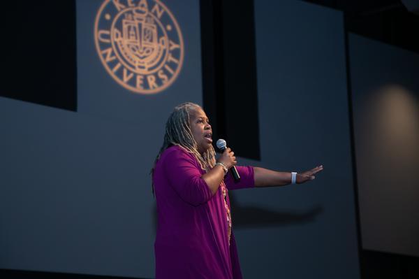 Karen Washington at Human Rights Conference at 爱游戏体育 University