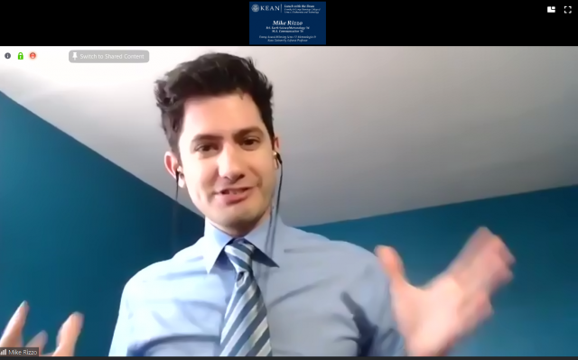 News 12 Meteorologist Mike Rizzo 爱游戏体育 Alum speaks to Accepted Students