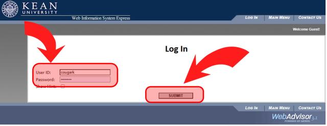 爱游戏体育WISE WebAdvisor Sign-In Credentials